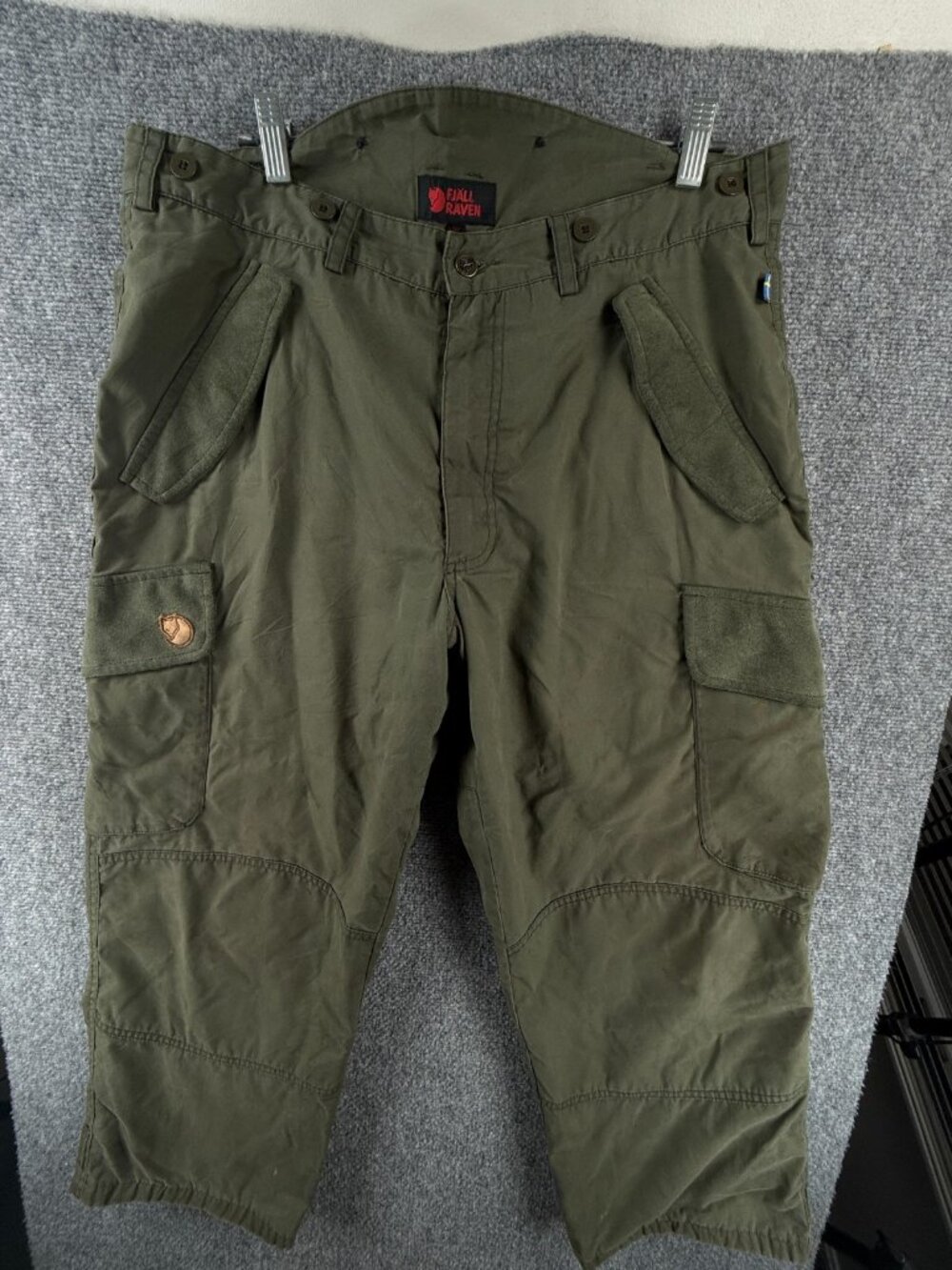 Fjallraven Insulated Pants Green G-1000 Men 90512 71068 Cargo ACTL 36X26